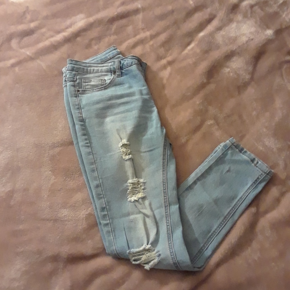 Light blue jeans